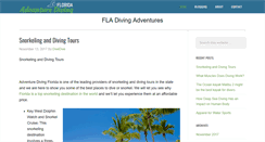 Desktop Screenshot of adventuredivingflorida.com